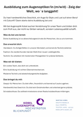 Augenoptik Kobel